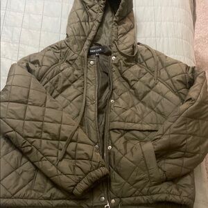 New Look Olive Quilted Jacket
